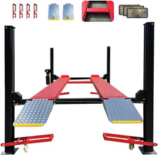 Heavy Duty 81.5'' lifting Height4 Post Car Lift Auto Parking Lift Aluminous Ramp picture