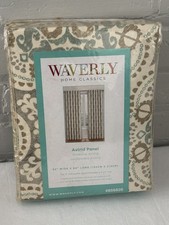 WAVERLY Window Panel ASTRID SPA Cotton Curtain Rod Pocket 856826 NWT picture