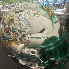 🔥🏈AARON RODGERS SIGNED AUTHENTIC SPEED FLEX W/inscrip DOWNTOWN KILLER B ED. picture