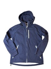 BEAMS HEART Men’s Large Navy Multi Zip Fleece Hoodie Jacket Japanese Streetweara picture