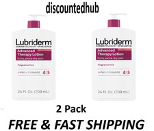 Lubriderm Advanced Therapy Fragrance Free Lotion Vitamin E 24 Fl Oz each- 2 Pack picture