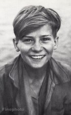 1960s Young Happy Boy Portrait Smile Brittany Vintage Jos Le Doare Photo Gravure picture