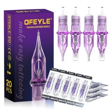 20Pcs Disposable Tattoo Cartridge Needles Mixed Size 3RL 5RL 7RM 9RM picture