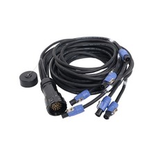 Prox 19 PIN Soco Socapex to 6 PowerCon Female Staggered 6, 6, 10, 10, 16, 16ft picture