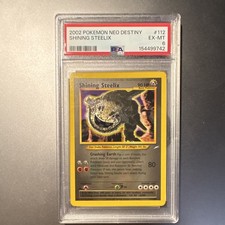 Pokemon 2002 Neo Destiny Shining Steelix 112/105 Holo Unlimited PSA 6 picture