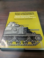 Vintage Military Book British American Tanks WWII Chamberlain Ellis Arco 1969 picture