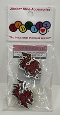 South Carolina Gamecocks Official Crocs Retired Licensed Jibbitz NEW NCAA 2 Pack picture