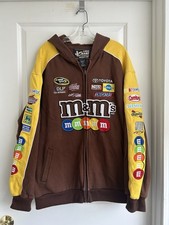 Vtg Chase Authentics M&M's Kyle Busch Nascar Hoodie Jacket Men’s XXL Racing picture