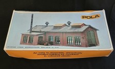 Vintage POLA HO/OO 600 Locomotive Shed Building Kit 81pc Unassembled Open Box picture