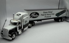 LIBERTY CLASSICS DIE-CAST METAL REPLICA CAB w/TRAILER Gates Green Stripe picture