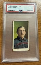 ⚾️ 1909-11 T206 Piedmont - Hans Lobert - Reds - Portrait - PSA 2 GD picture
