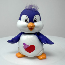 Care Bears Cousins Cozy Heart Penguin Figure Kenner Purple Toy 3.5