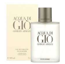 Giorgio Armani Acqua Di Gio 3.4 oz Men's Eau de Toilette Spray New & Sealed NEW picture