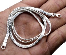 925 Sterling Silver Handmade Jewelry Beautiful Adorable Chain Necklace picture
