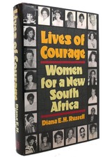 Diana E. Russell LIVES OF COURAGE  1st Edition 1st Printing picture
