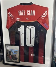 FaZe Clan Signed Framed Jersey Blaze Sway Kay Jarvis Orba Teeqo Adapt Fortnite  picture