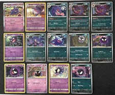 14x Gastly, Haunter, & Gengar Bundle of Pokemon Tcg Mixed (No duplicate) (A) picture
