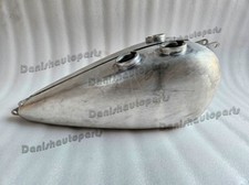 CUSTOM NARROW OIL GAS FUEL TANK FOR INDIAN CHIEF, SOLDERED TIN PLATED picture