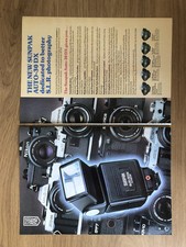 CAMS61 MAGAZINE ADVERT 11X16 THE NEW SUNPAK AUTO-30 DX FLASH UNIT picture