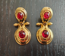 fendi vintage clip-on earrings vintage picture