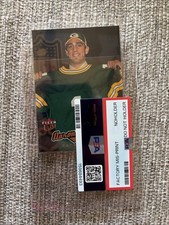 2005 Aaron Rodgers Medallion Ultra Rare Misprint PSA picture
