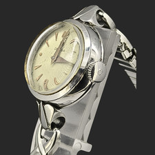 Vintage 1950s Omega Ladies Manual Wind Watch -Honeycomb Dial - For Parts/Repair picture