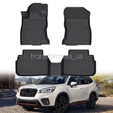 TPE 3D Model Floor Mats Liner 3PCS For 2019-23 Subaru Forester All-Weather NEW picture