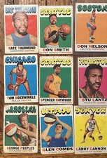 1971-72 Topps Basketball 15 Card Lot Haywood RC Monroe Thurmond HOF Vintage picture