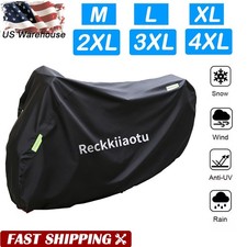 M-4XL Motorcycle Cover Waterproof Heavy Duty Winter Outside Storage Snow Rain US picture