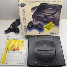 SEGA Saturn MK-80000 Console NTSC w/ Retail Box - INCOMPLETE - UNTESTED - AS IS picture