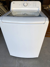 LG Smart Diagnosis Top-Load Agitator Washer 20 lb White Door/Control Lock picture