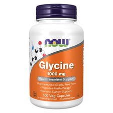 NOW FOODS Glycine 1000 mg 100 Veg Capsules picture