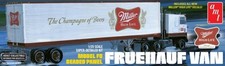AMT 1234 1:25 Miller Beer Fruehauf 40' Semi-Trailer Plastic Model Kit picture