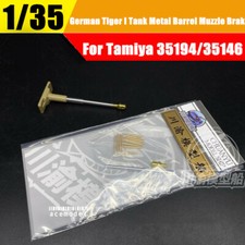 1/35 German Tiger I Tank Brass Gun Barrel+Projectiles for Tamiya 35194/35146  picture