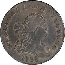 1798 Bust Dollar Nice VF Details - Graffiti Nice Eye Appeal Nice Strike picture