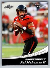 2017 Leaf Special Release - Limited Edition Black Patrick Mahomes II #13 (RC) picture