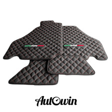 AutoWin Brand Black Leather Floor Mats for Ferrari 360 2000-2008 picture