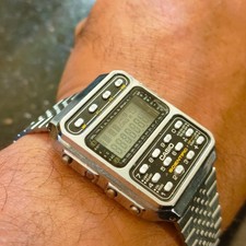 1983-Rare Vintage Casio CFX-200 Module 197 Scientific Calculator Watch picture
