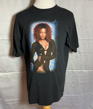 Vintage Janet Jackson 1998 The Velvet Rope World Tour T-Shirt sz L, Tag T-USA picture