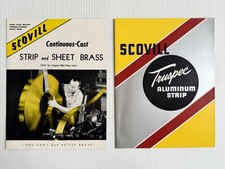2 Vtg 1953 Scovill Brass & Aluminum Catalogs Industrial Metal Working Brochures picture