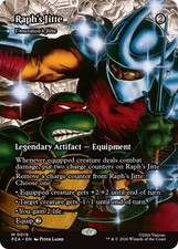 1x Raph's Jitte - Umezawa's Jitte ~~ Borderless - Foil Light Play, English Teena picture