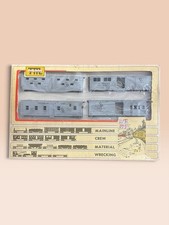 Vintage HO Scale Train Miniature Chesapeake Ohio Maintenance of Way 4 Cars New picture