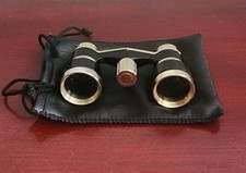 VINTAGE SELSI 3X25 OPERA GLASSES/BINOCULARS. METAL. MADE IN KOREA. WORKS picture