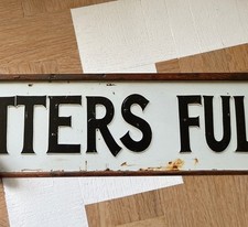 Vintage Rustic Metal Sign 
