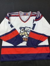 Vintage Grand Rapids Griffins Brooks 21 SP Hockey Jersey Mens Large White AHL picture