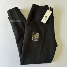 Adidas LAFC Travel Pants Small NWT Los Angeles FC Soccer Black Joggers MLS picture