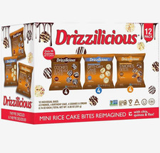 Drizzilicious Mini Rice Cake Bites Variety 12 Pack GF Non-GMO 8.88 oz picture
