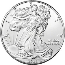 2021 American Silver Eagle Type 1 1 oz $1 - BU picture