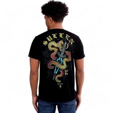 New Men's Sullen Art Collective Premium Black Tattoo T-Shirt Tee M-3XL picture