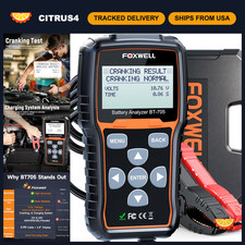 Car Battery Tester 12V 24V, Alternator & Load Tester, Digital Auto Diagnostic To picture